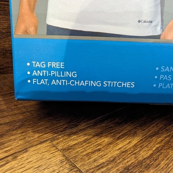 NWT 3pack Columbia t shirt Cotton Stretch Crew Tee, black white & gray Size XL - Picture 11 of 15